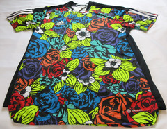 Adidas HC3929 Aeroready Tiro All Over Flower Print Multicolor Soccer Jersey M