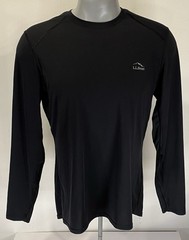 LL Bean Lightweight Base Layer L Large Long Sleeve T-Shirt Mens Performance Tee