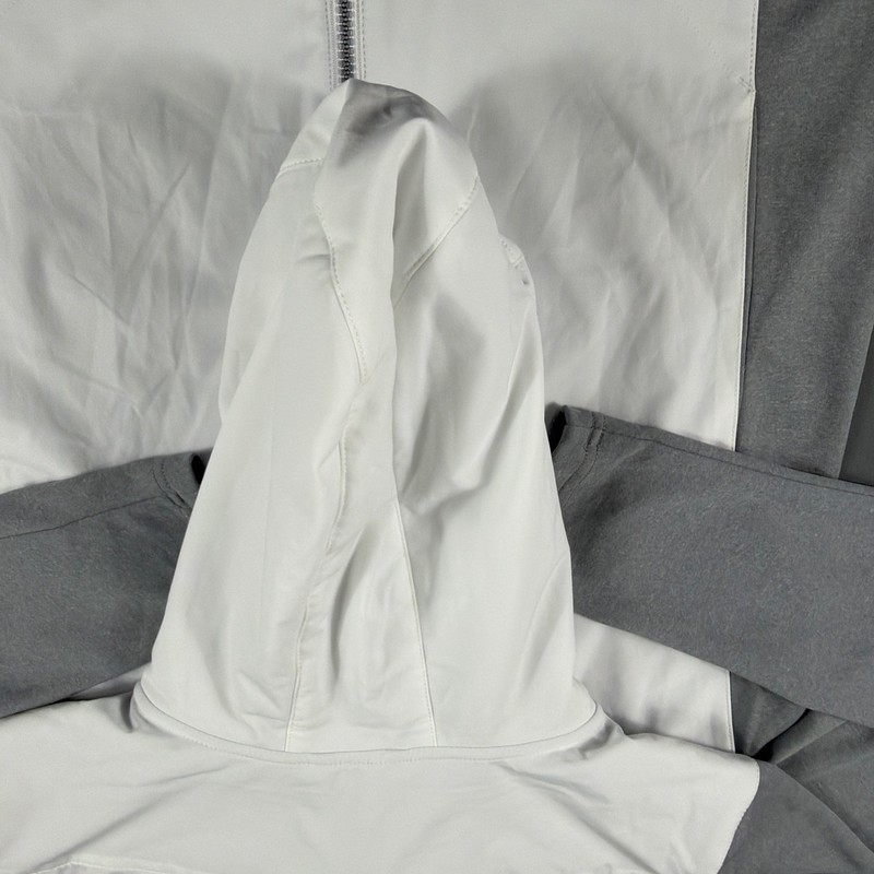 Zero Restriction Golf Jacket Hoodie The Champ Medium White Polyester MSRP $235 gallery