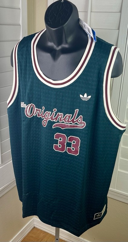 Adidas Originals Aurora Ivy/Shadow Red Basketball Jersey JM9954 Men 2XL, NWT $70 gallery