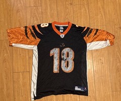 Y2K NFL Cincinnati Bengals Jersey AJ Green Reebok size Adult Large