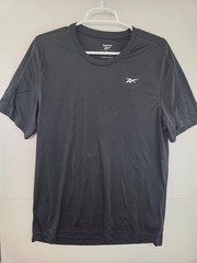 Reebok Men’s Large Black Short Sleeve Speedwick Tech Tee NWT $25