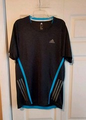 Adidas Running Supernova Climacool Mens Gym Training Performance Shirt Black Med