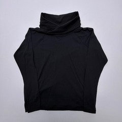 Lululemon Black Crossover Cowl Neck Long Sleeve Top with Thumbholes Mens XL