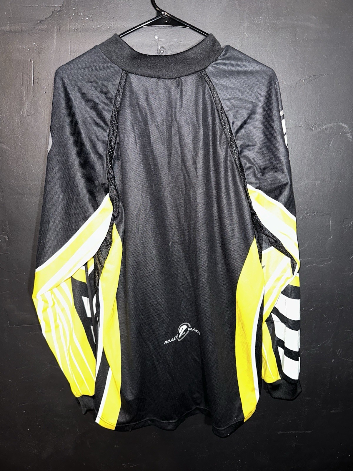 Made 2 Race Motocross Jersey Adult L Off-Road Gear Riding Shirt Gray Black gallery