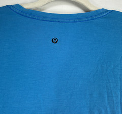 Lululemon Mens Shirt Size Large Blue V-Neck T Shirt No Size Dot-See Size Chart