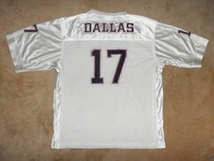 Vtg 90’s Renegade Sportswear Football Fashion Jersey Dallas #17 Size: 3XL -Nice!