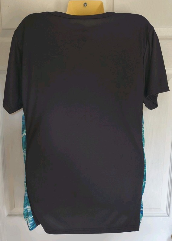 ​Men's Mossy Oak Fishing Elements Aqua S/S Performance Shirt - Size 1X gallery