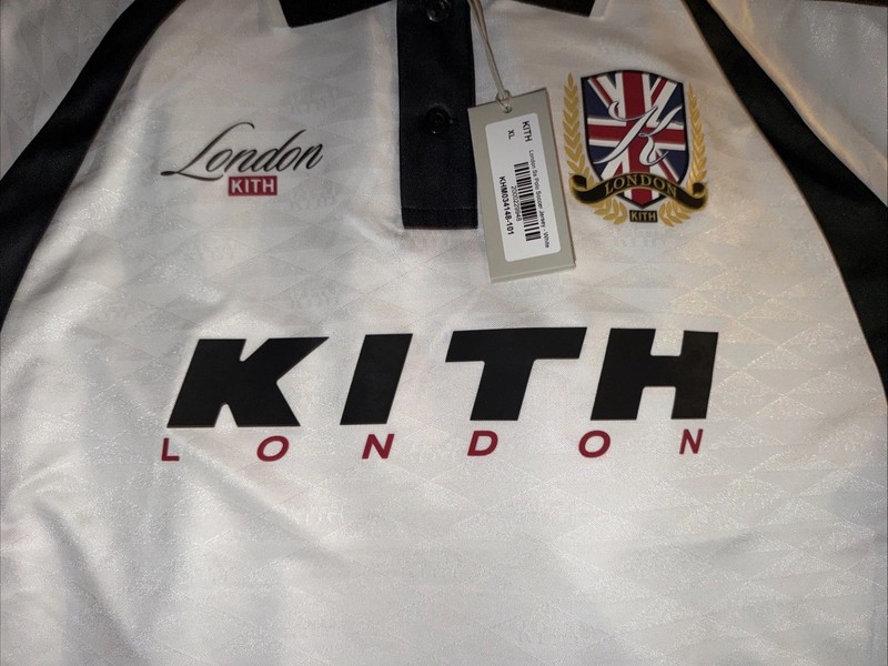 NWT - Kith London Polo Soccer Jersey Sports - White Men's Size XL Extra Large gallery