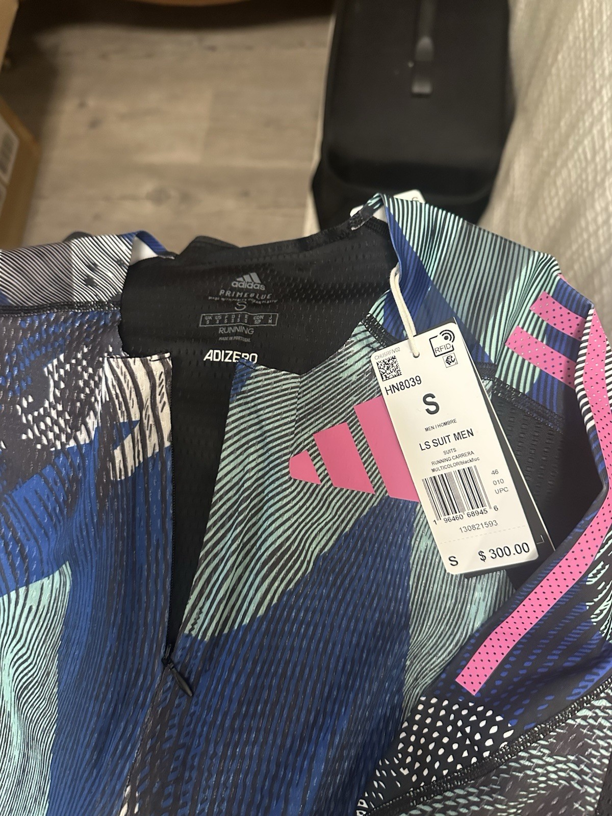 Adidas Pro Elite Long Sleeve Running Suit HN8039 Multicolor (Men’s Small) Small gallery