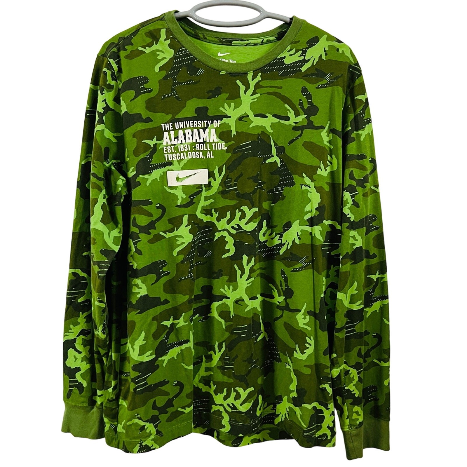 Nike Men’s Alabama Military Appreciation Long Sleeve Jersey Shirt XL gallery