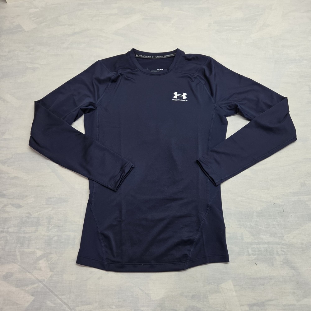 NWOT. Under Armour Compression Long Sleeved Shirt Men's Size Medium Navy