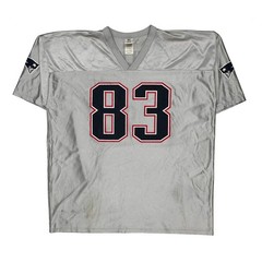 New England Patriots N.F.L. Team Apparel Nfl Jersey – 2XL Grey Polyester