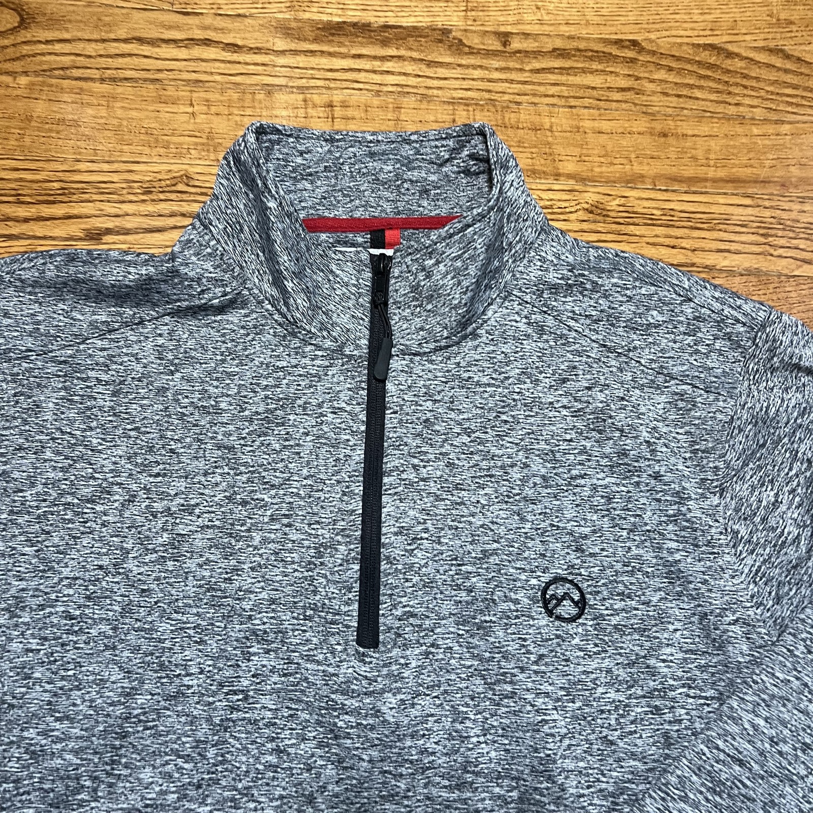 Frontier Supply Co Pullover Mens Large Quarter Zip Sweater Performance Stretch gallery