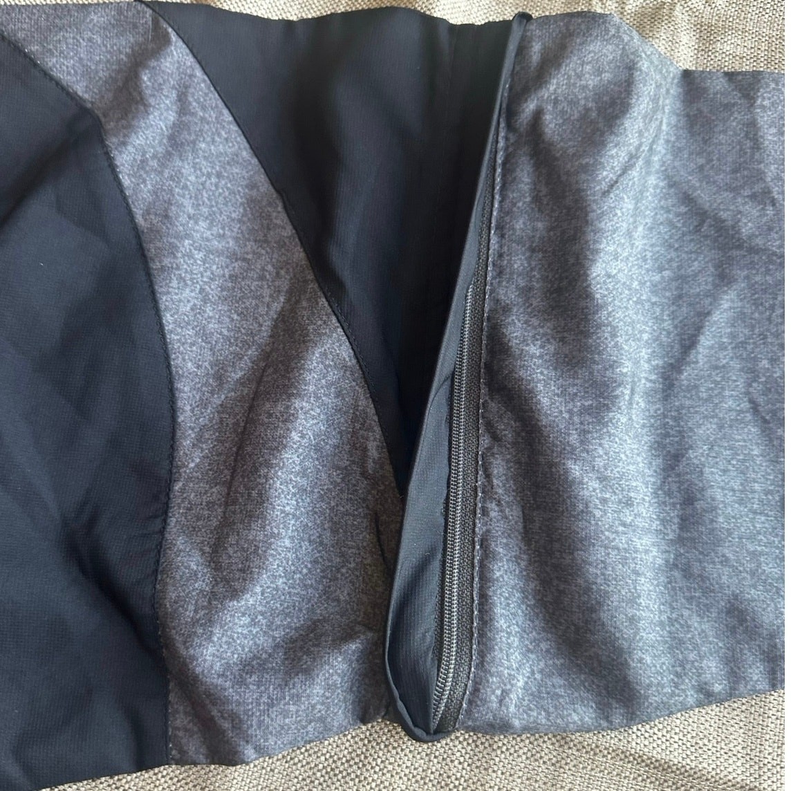 Holloway Black Gray Medium Weather Proof Removable Sleeve Activewear Pullover gallery