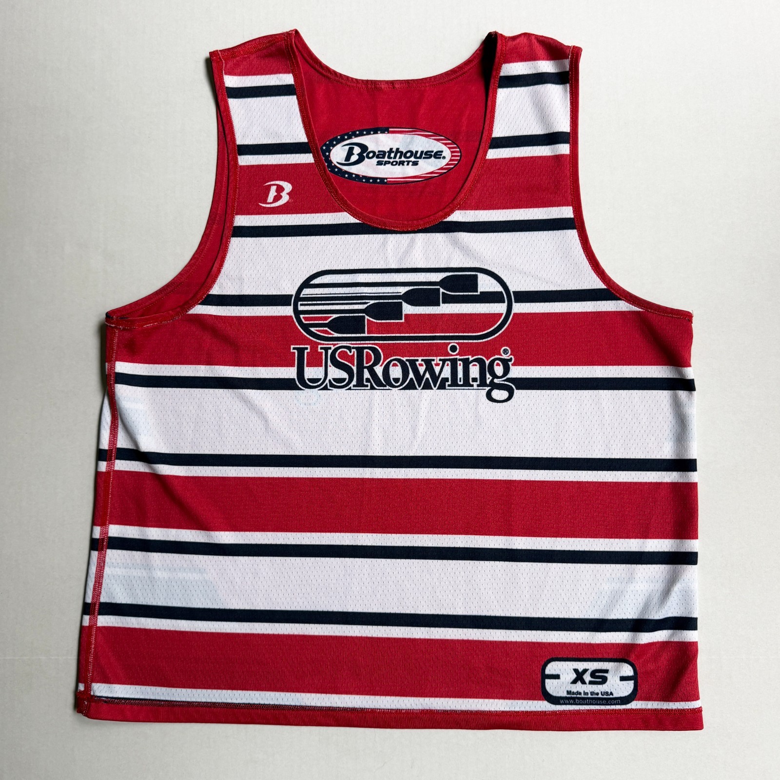 US Rowing Singlet Jersey Men XS Reversible Boathouse Sports USA Uniform Tank Top gallery