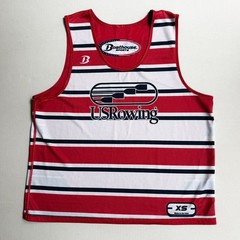 US Rowing Singlet Jersey Men XS Reversible Boathouse Sports USA Uniform Tank Top