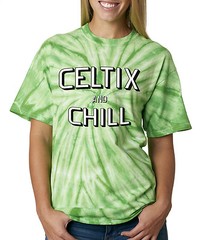 Tie Dye Boston Celtics Netflix “Celtix and Chill” T-shirt jersey