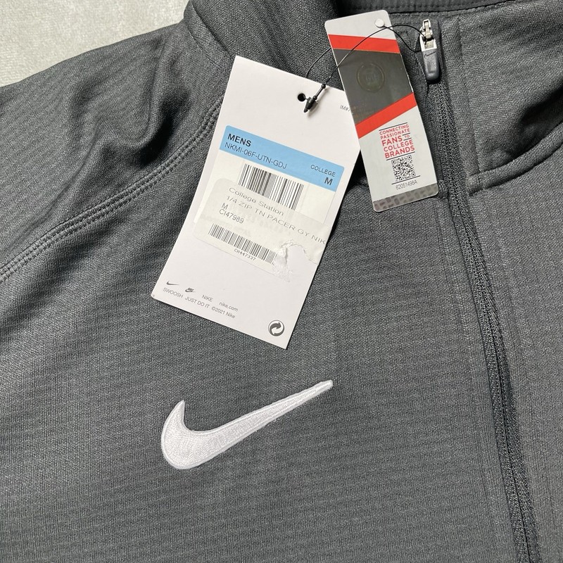 Nike Pacer 1/4 Zip Pullover Mens M Gray Tennessee Volunteers Long Sleeve gallery