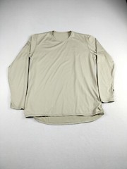 GEN III US Army Shirt Mens Medium Polartec Tan Gorpcore Military Hiking Outdoors