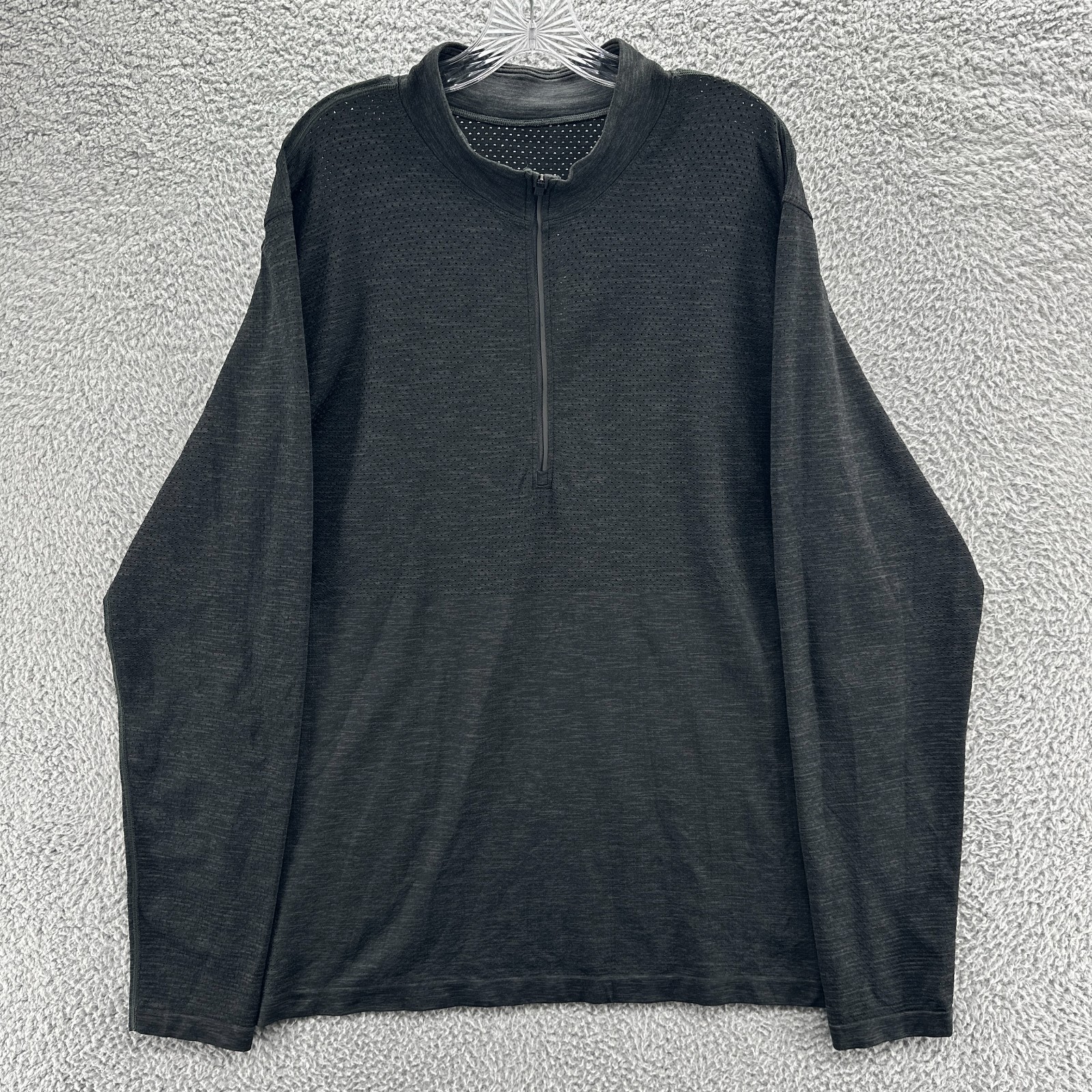 Lululemon Metal Vent Tech 1/2 Zip Pullover Mens XXL 2XL Long Sleeve Gym Sweater gallery