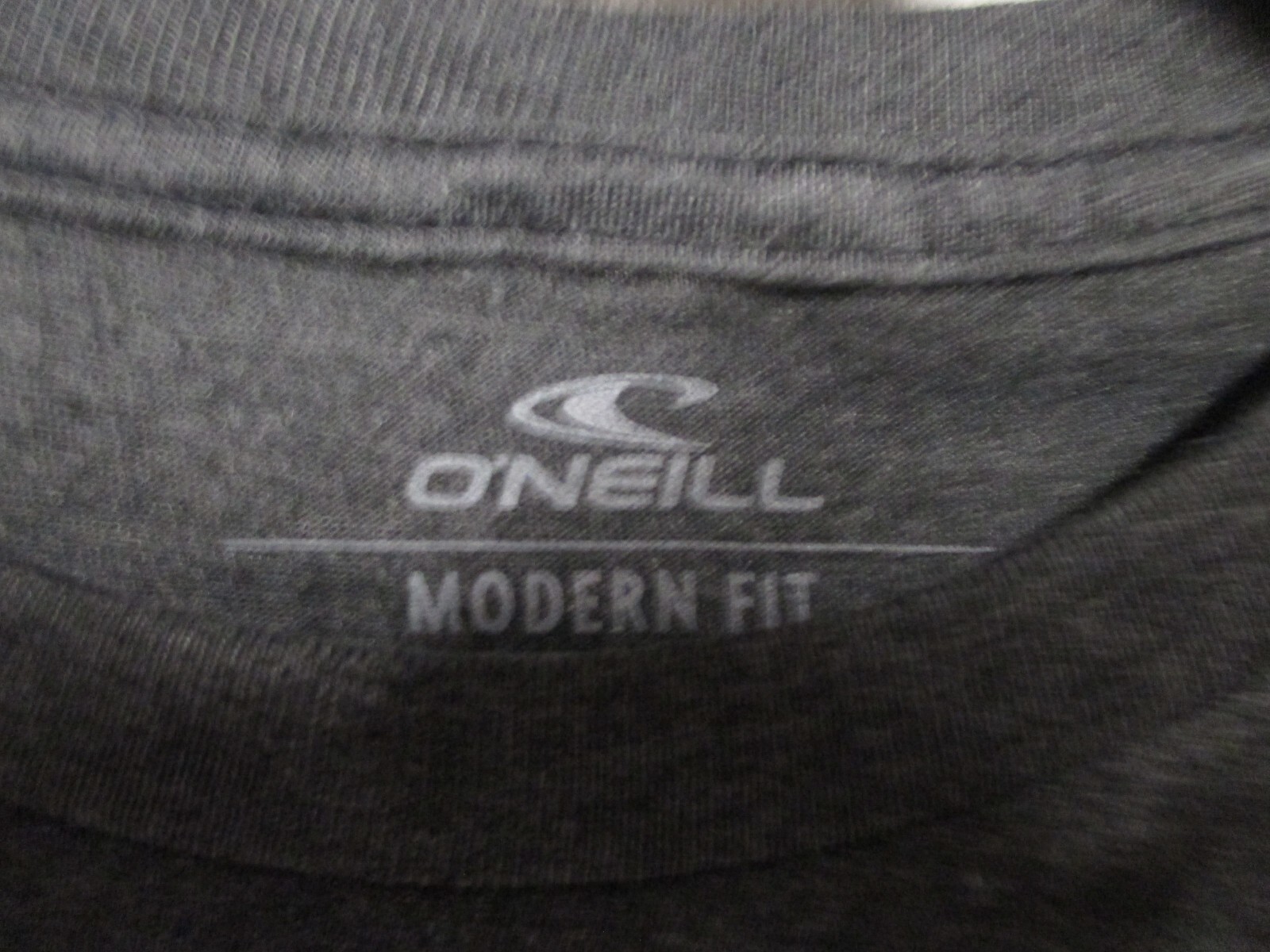 O'NEILL MENS (2 SIDED LOGO) T SHIRT (MEDIUM) NWT GRAY SOFT COMFY FIT COOL LOGOS gallery