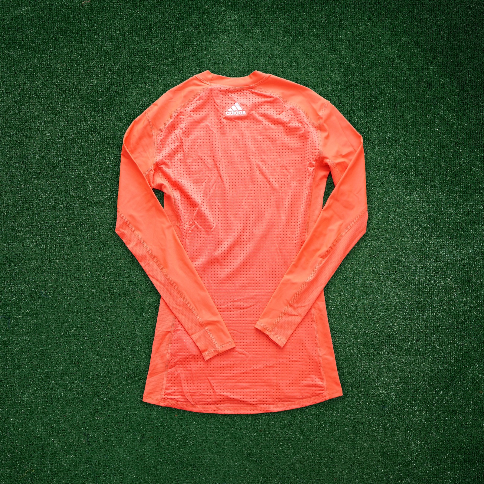 Adidas Men's (Bright Red) Climachill Techfit Compression Long Sleeve T-Shirt gallery