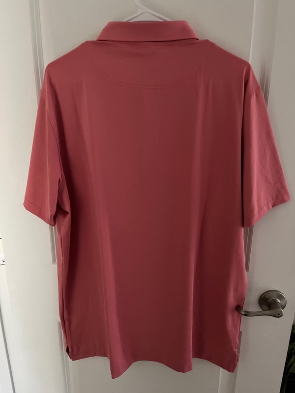 NWT FootJoy Men's Golf Polo BL Solid Shirt Flamingo Pink Size Large 33331 gallery