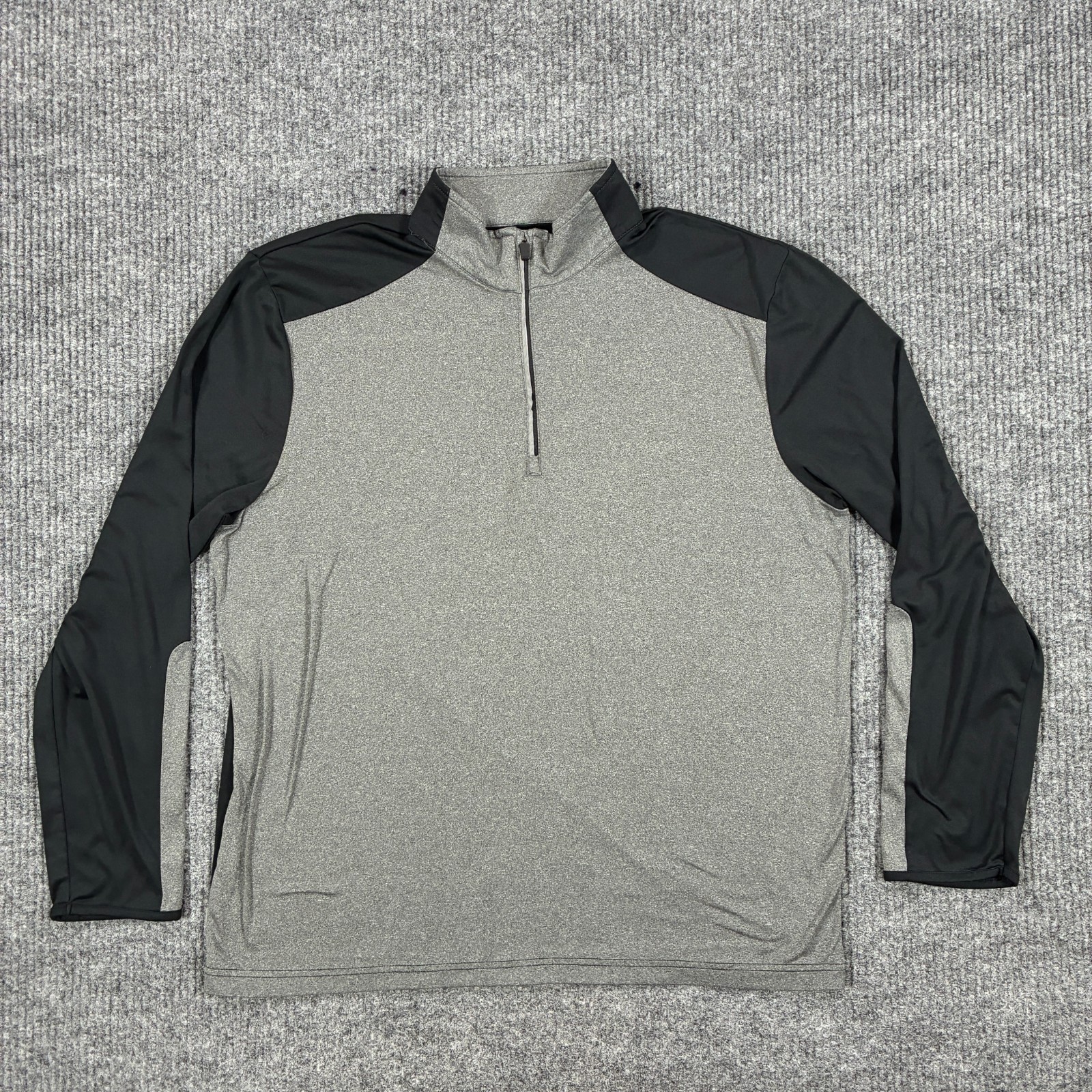 Grand Slam 360 Motion Flow 1/4 Zip Pullover Golf Jacket Mens Large Gray Black gallery