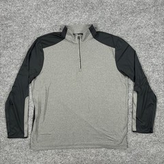 Grand Slam 360 Motion Flow 1/4 Zip Pullover Golf Jacket Mens Large Gray Black