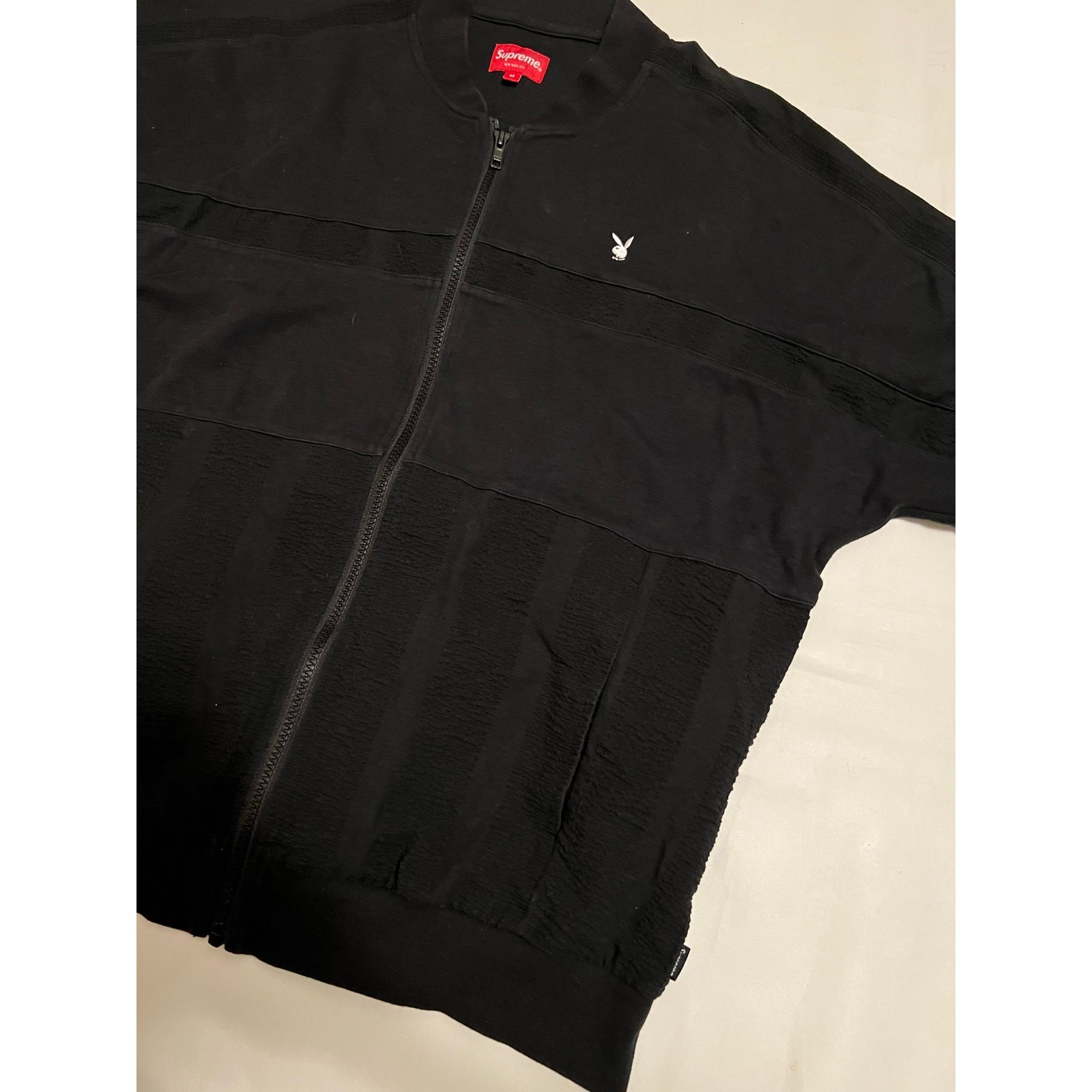 Supreme SS19 Playboy Leisure Zip Up Top gallery