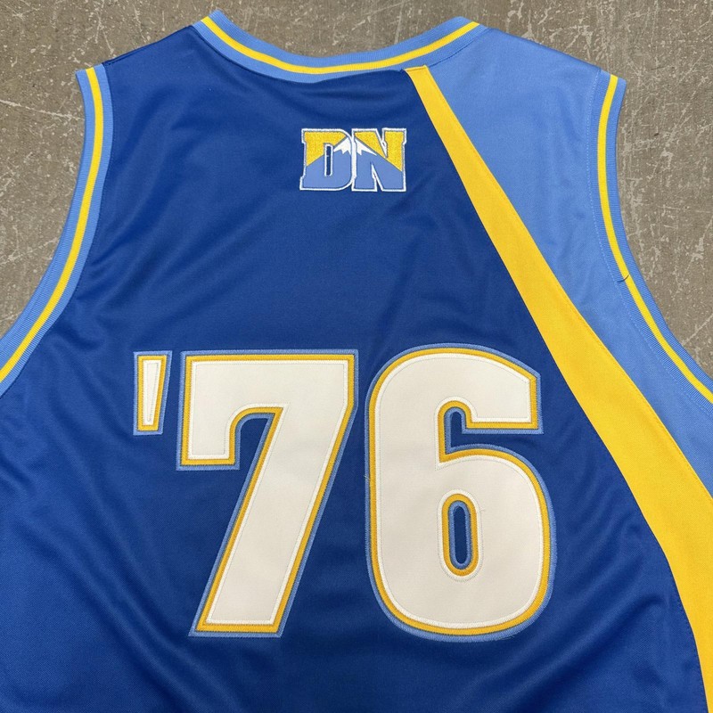 NWT Vintage Basketball Jersey Shorts Set Mens XXXL Denver Nuggets NBA G-III NOS gallery