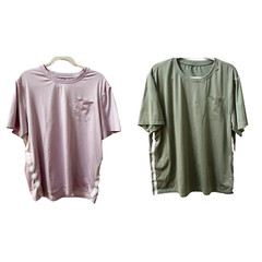 FILA Mens Athletic Shirt Bundle Sz XL Green Purple Short Sleeve T Shirt Set of 2