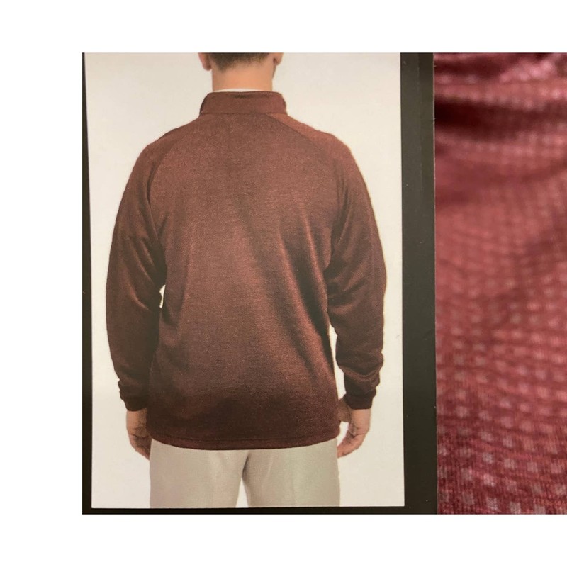 Bolle Performance 1/4 Zip Pullover Golf Shirt Men's Medium Red Rhododendron NWT gallery