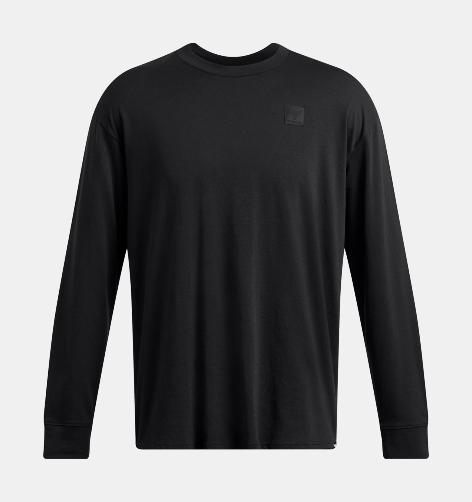 Under Armour Project Rock Cuffed Long Sleeve Shirt Men's Large Black 1386873 NWT gallery