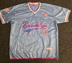 Rare Vintage Platinum Fubu First Sports Limited 50 Edition 1997 – Brooklyn XL