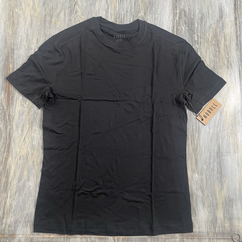 Nobull Shirt Mens Medium Performance Tee Athletic Training Gym NWT Black