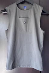 Yeezy Gap by Balenciaga Sleeveless Second Skin Top Dark Green Unisex XS EUC