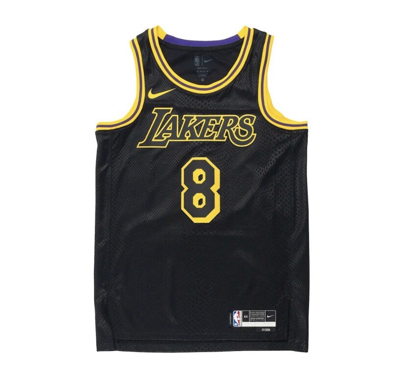 Nike Lakers Kobe Bryant Black Mamba Swingman Jersey (FW23)Mens M FN7297-010 gallery