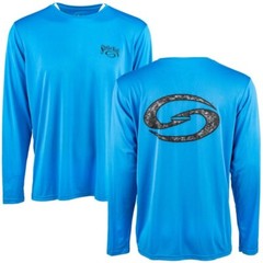 RARE Strike King Logo Apparel Long Sleeve Shirt Moisture Wick Unisex Size LARGE