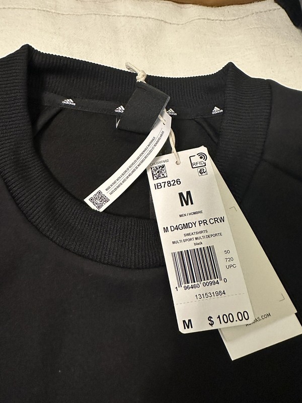 Adidas Men’s Medium Black Crew Neck Hype Rare Pro 2023 Track And Field gallery
