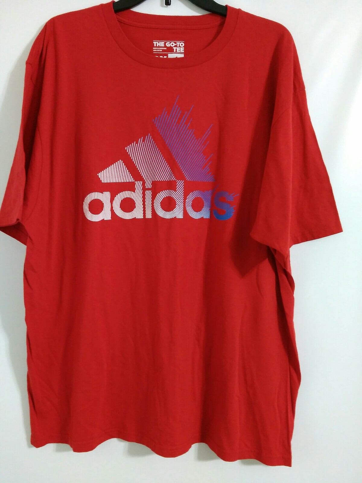 ADIDAS Tee Shirt Basketball Logo Graphic Athletic Mens 2XL The Go To Tee gallery