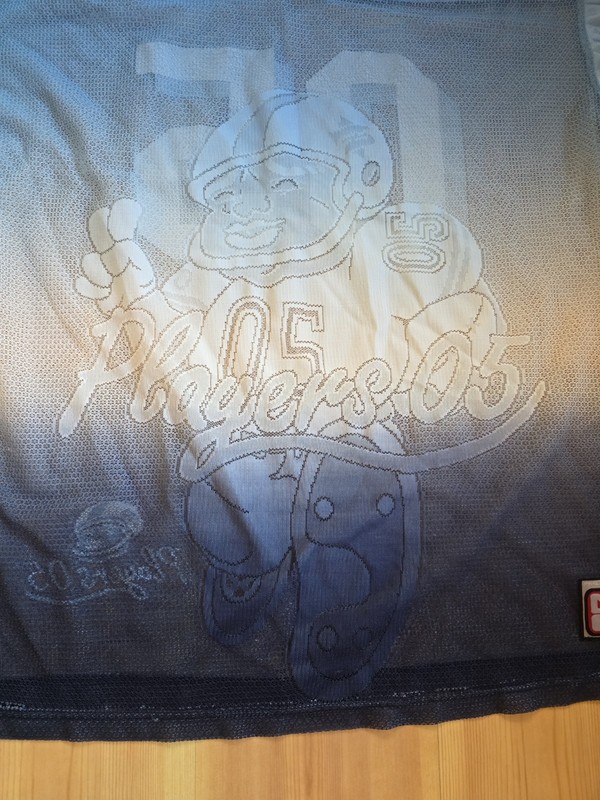 Y2K Mens Club Players 05 Blue Football Jersey Size XXXL gallery