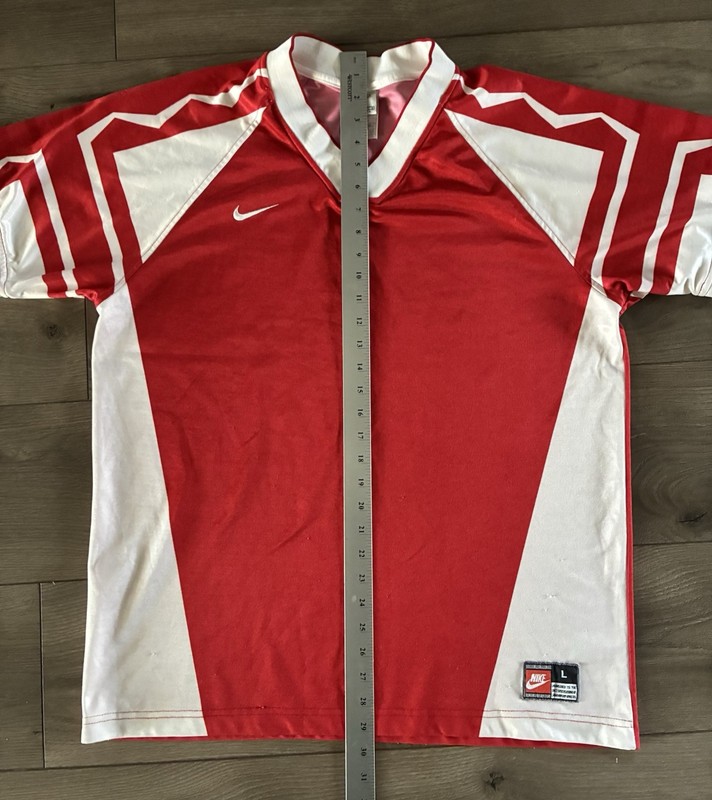 Vintage 90s Nike Sportswear Soccer Football Jersey Mens Size Large Made in USA gallery
