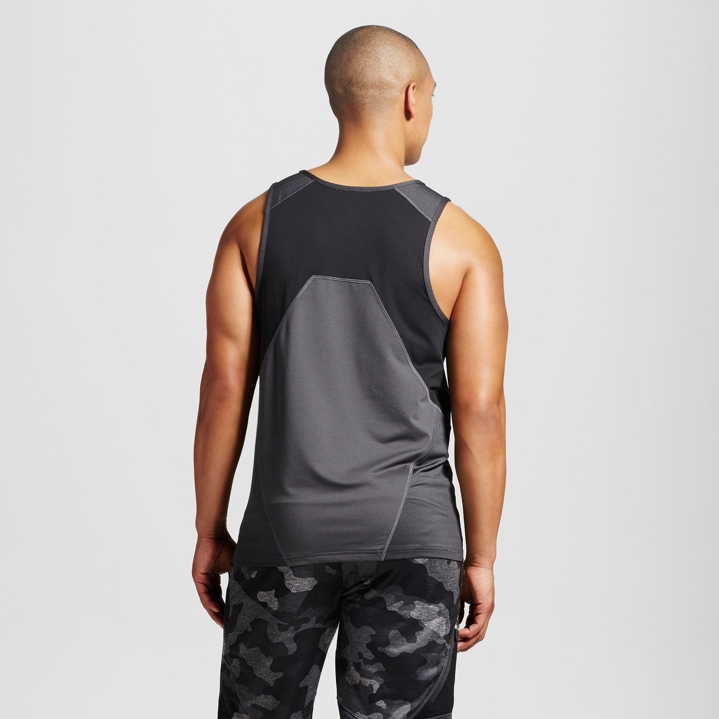 C9 Champion - Men's Speed Knit Tank - Mesh Insert - Bright Gray Retail $19.99 gallery