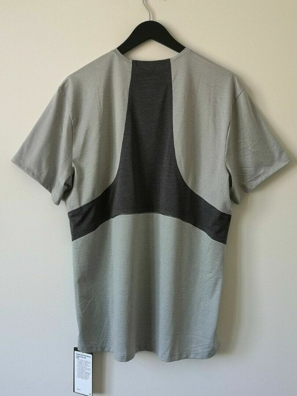 NWT LULULEMON F&F SS Super Lightweight Top Shirt SESA/HOBS Grey Men's XL gallery