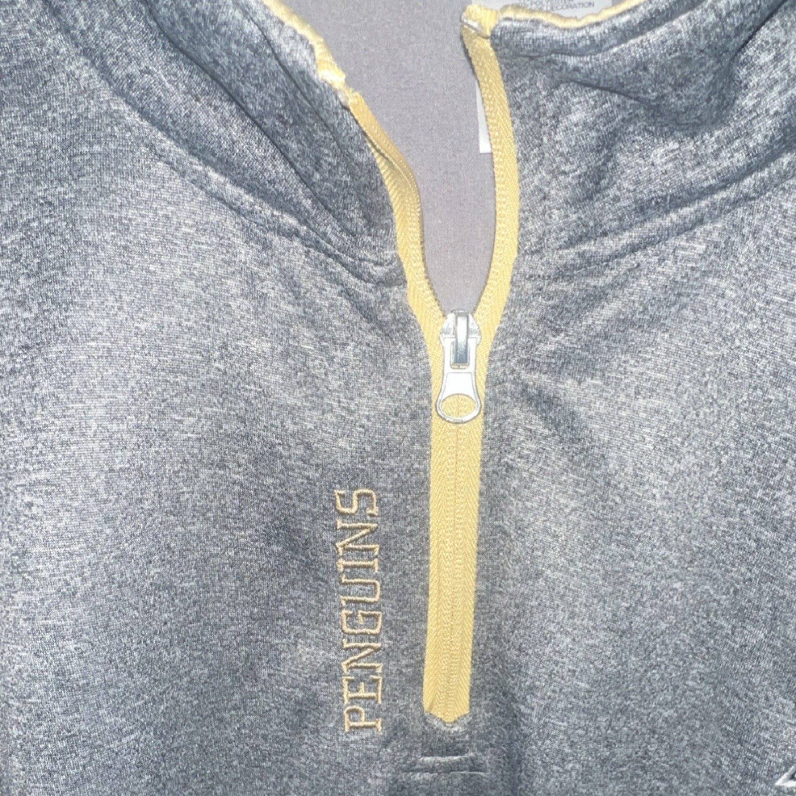 Pittsburgh Penguins NHL Size 2XL Quarter Zip Sweatshirt Officially Licensed NWT gallery