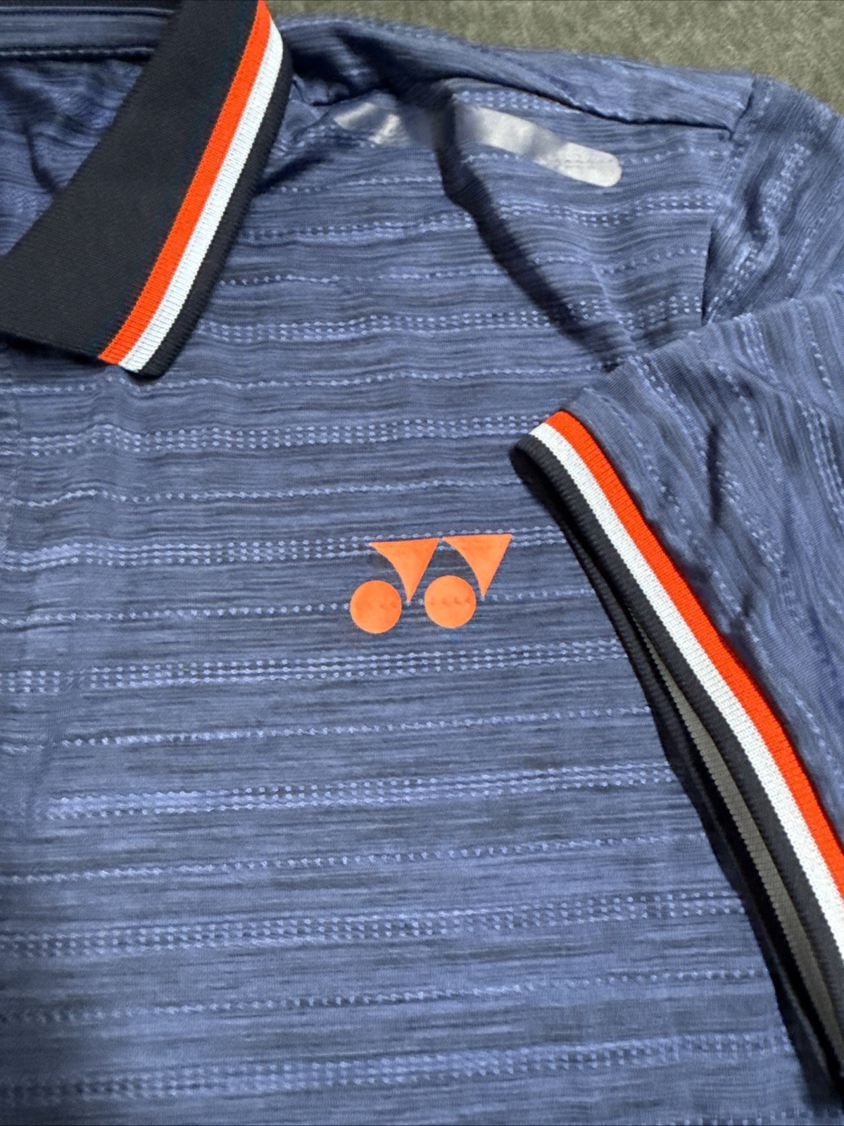 YONEX Polo Men Tennis VeryCOOL SIZE M Navy/Red/Gray gallery