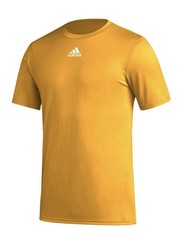 Adidas Men’s Short Sleeve Pregame Tee Shirt College Gold HT3965 Size XL – NWT