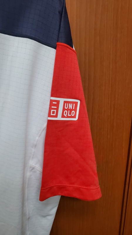 UNIQLO tennis shirt Kei Nishikori Novak Djokovik L size (US M) gallery